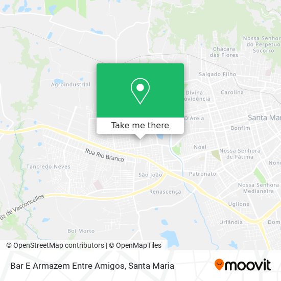 Mapa Bar E Armazem Entre Amigos