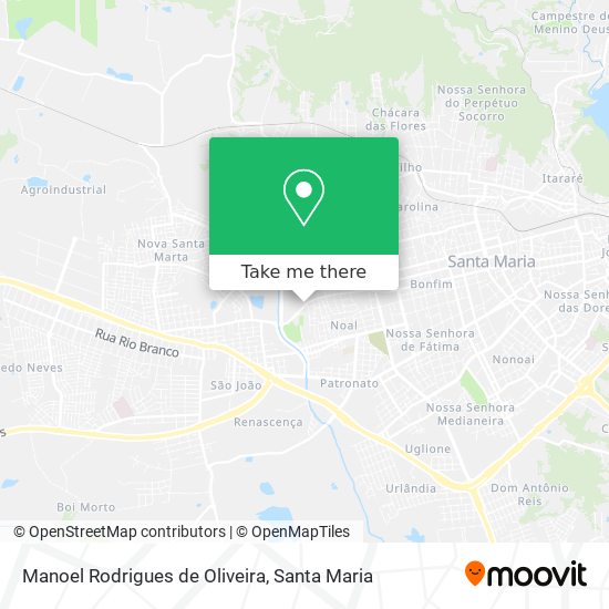 Manoel Rodrigues de Oliveira map