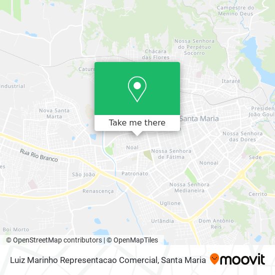 Luiz Marinho Representacao Comercial map