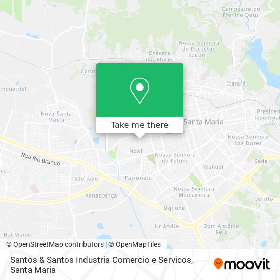 Santos & Santos Industria Comercio e Servicos map