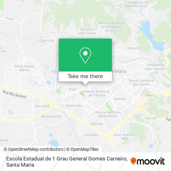 Escola Estadual de 1 Grau General Gomes Carneiro map