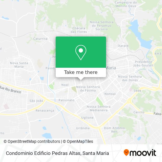 Condominio Edificio Pedras Altas map