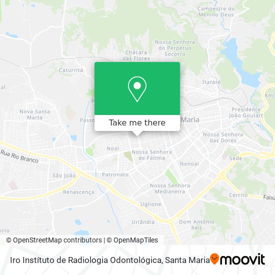 Iro Instítuto de Radiologia Odontológica map