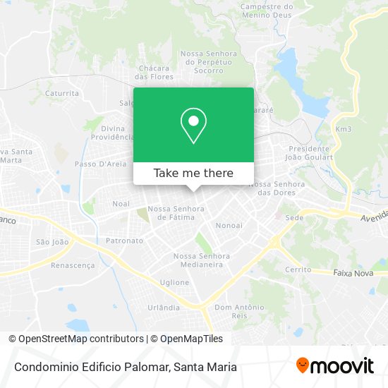 Mapa Condominio Edificio Palomar