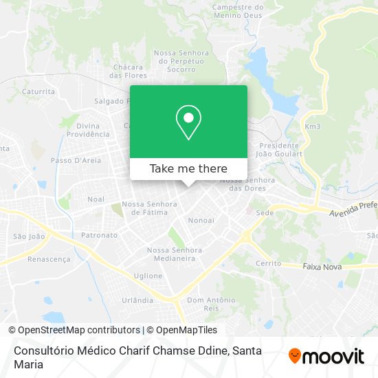 Mapa Consultório Médico Charif Chamse Ddine