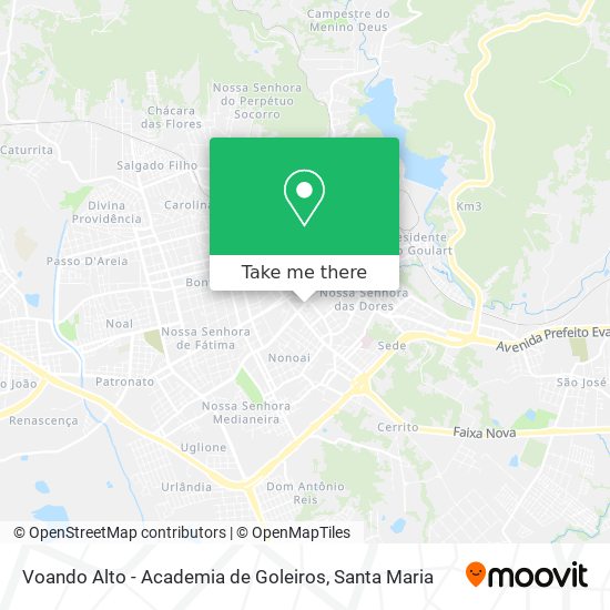 Voando Alto - Academia de Goleiros map