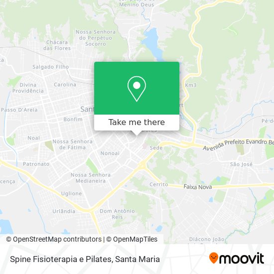 Spine Fisioterapia e Pilates map