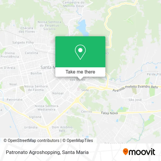Patronato Agroshopping map