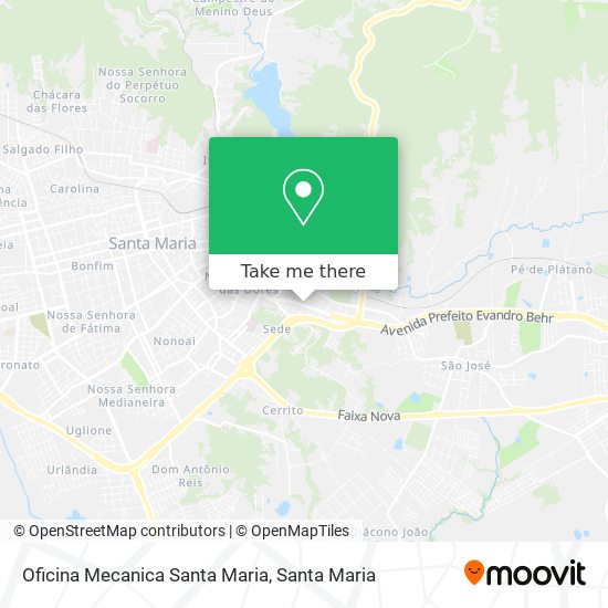 Oficina Mecanica Santa Maria map
