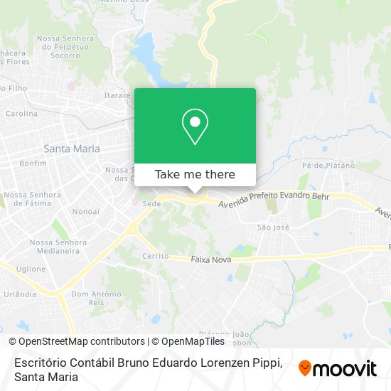 Mapa Escritório Contábil Bruno Eduardo Lorenzen Pippi