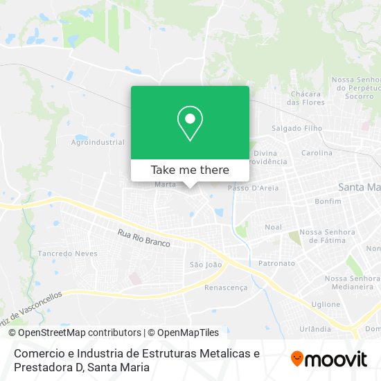 Comercio e Industria de Estruturas Metalicas e Prestadora D map