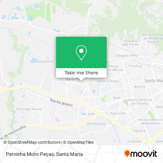 Perninha Moto Peças map