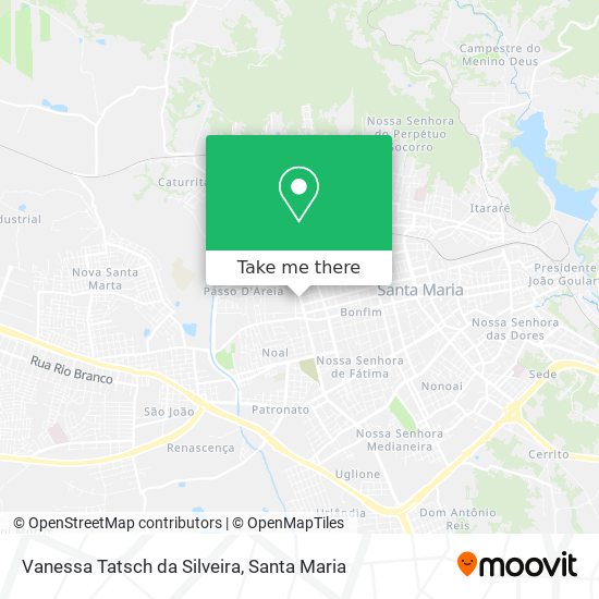 Vanessa Tatsch da Silveira map
