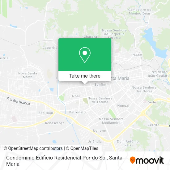 Condominio Edificio Residencial Por-do-Sol map