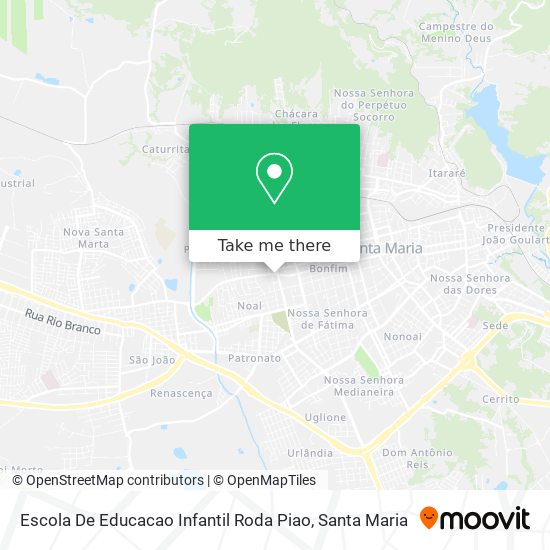 Mapa Escola De Educacao Infantil Roda Piao