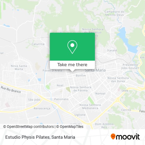 Mapa Estudio Physis Pilates