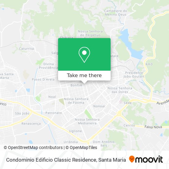 Mapa Condominio Edificio Classic Residence