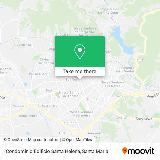 Mapa Condominio Edificio Santa Helena