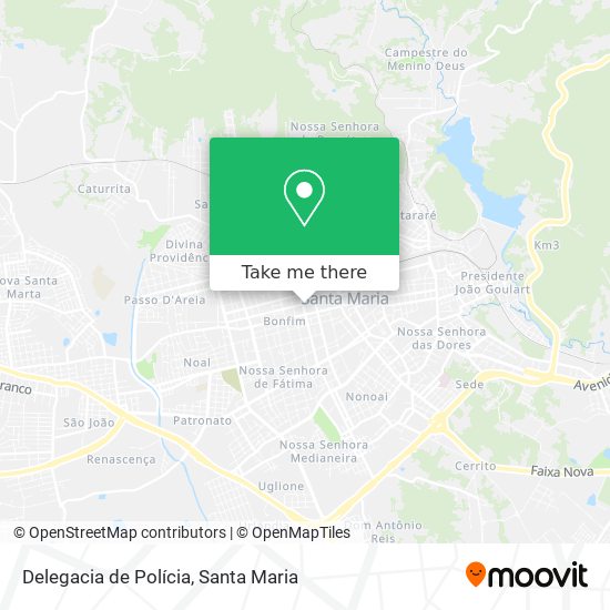 Mapa Delegacia de Polícia