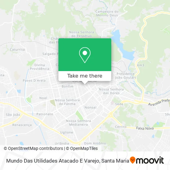 Mundo Das Utilidades Atacado E Varejo map