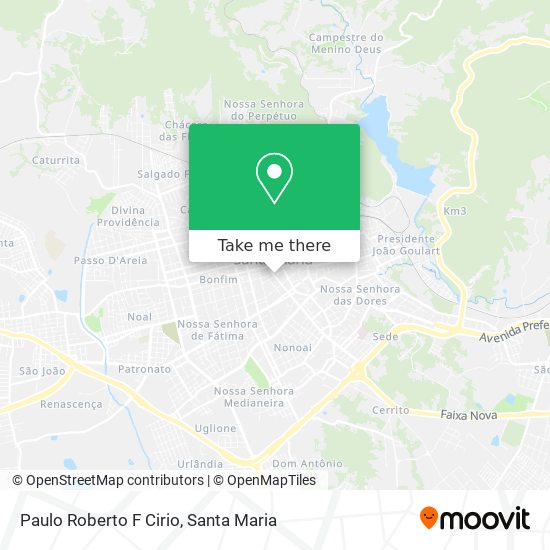 Mapa Paulo Roberto F Cirio