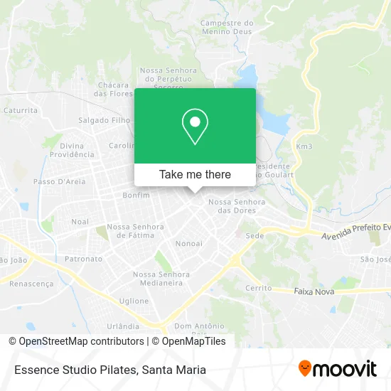 Essence Studio Pilates map