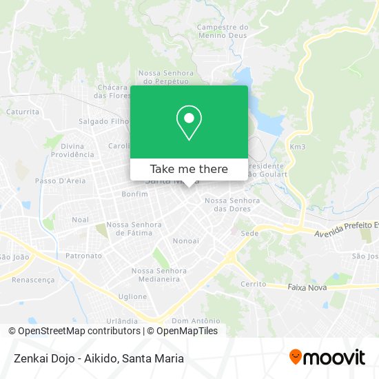 Zenkai Dojo - Aikido map