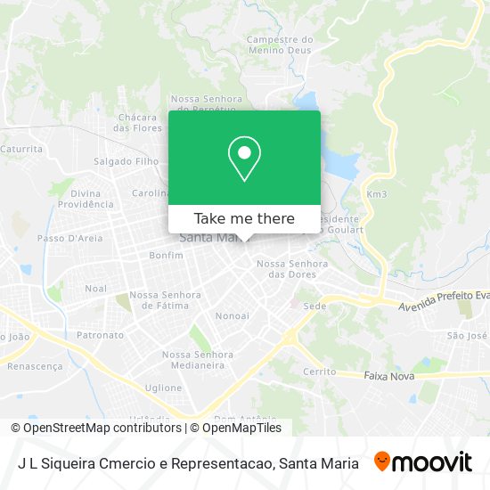 J L Siqueira Cmercio e Representacao map
