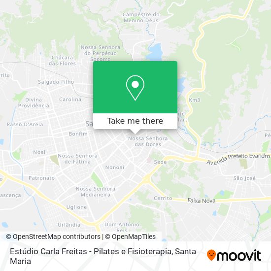 Estúdio Carla Freitas - Pilates e Fisioterapia map
