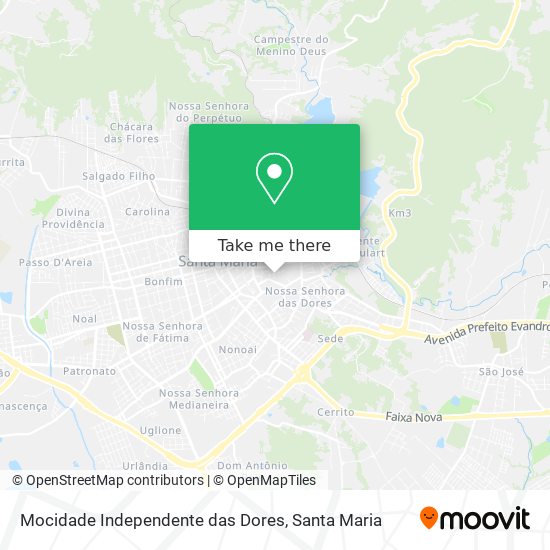 Mocidade Independente das Dores map