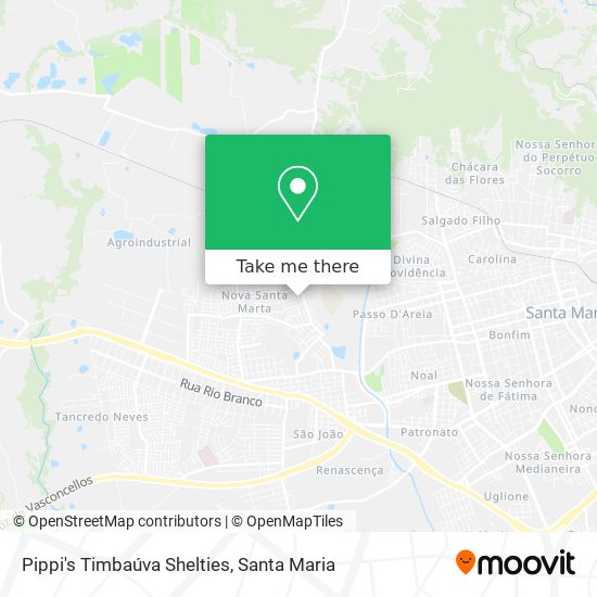 Pippi's Timbaúva Shelties map