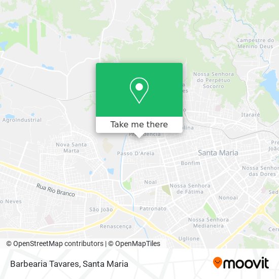 Mapa Barbearia Tavares