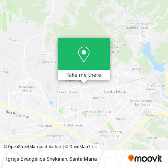 Igreja Evangelica Shekinah map