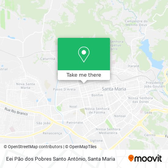 Eei Pão dos Pobres Santo Antônio map