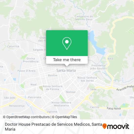 Doctor House Prestacao de Servicos Medicos map