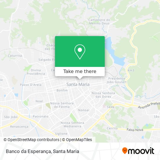 Mapa Banco da Esperança