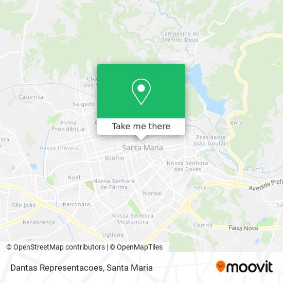 Dantas Representacoes map