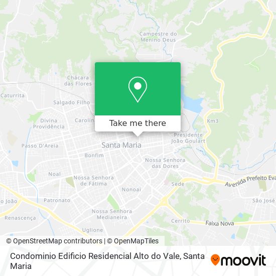 Mapa Condominio Edificio Residencial Alto do Vale