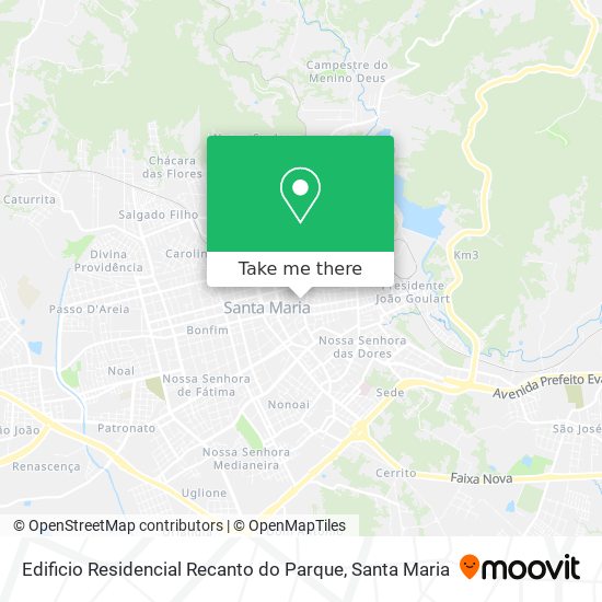 Edificio Residencial Recanto do Parque map