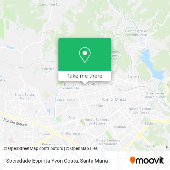 Sociedade Espirita Yvon Costa map