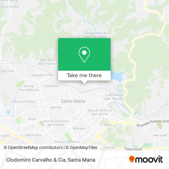 Clodomiro Carvalho & Cia map