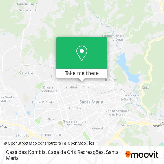 Casa das Kombis, Casa da Cris Recreações map
