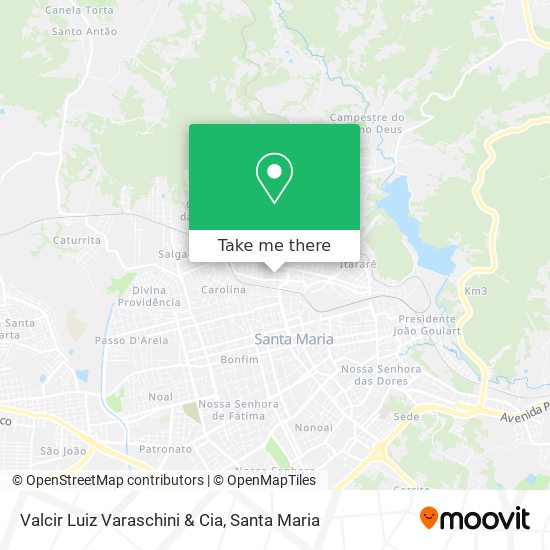 Valcir Luiz Varaschini & Cia map
