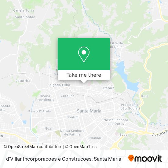 d'Villar Incorporacoes e Construcoes map