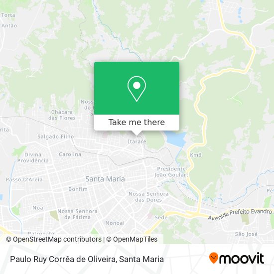 Mapa Paulo Ruy Corrêa de Oliveira