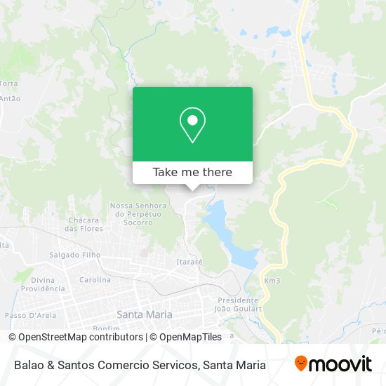 Balao & Santos Comercio Servicos map