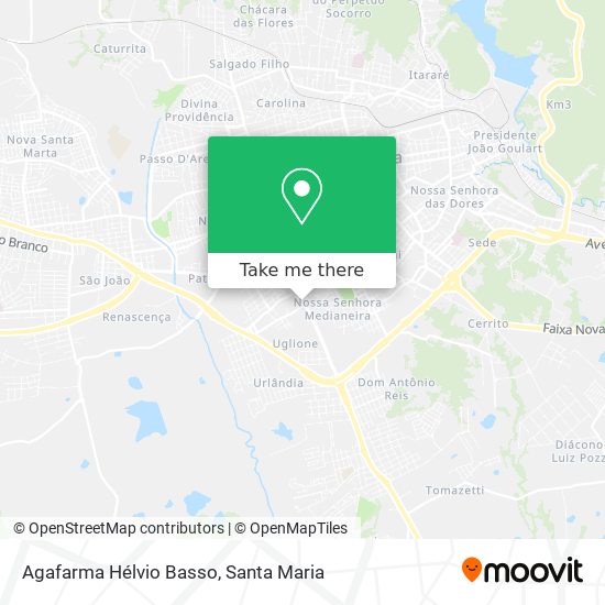 Agafarma Hélvio Basso map