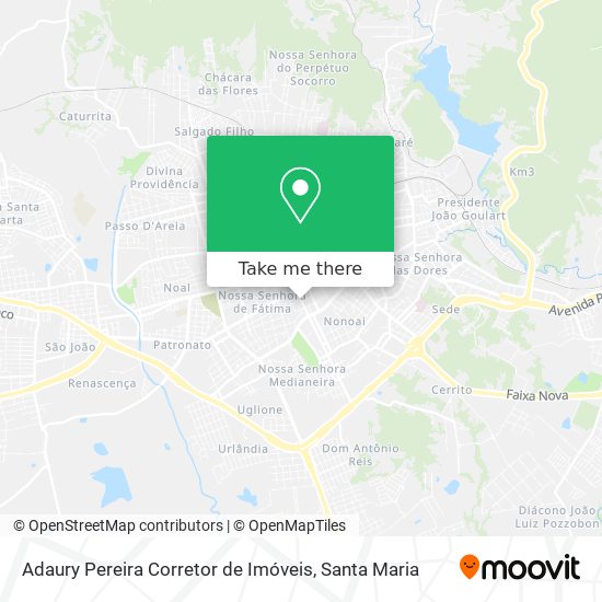 Adaury Pereira Corretor de Imóveis map