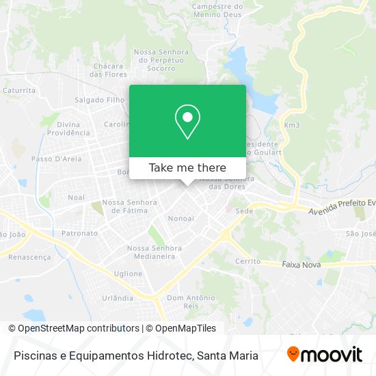 Piscinas e Equipamentos Hidrotec map