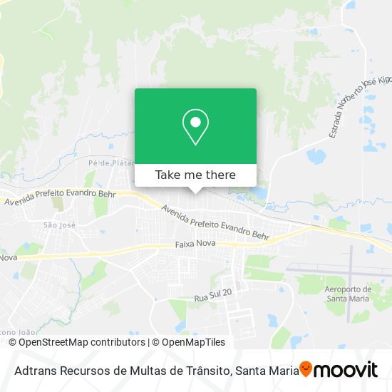 Adtrans Recursos de Multas de Trânsito map